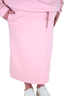 VIENNA Pencil Sweat Skirt XL / Soft Pink by She's Got Leggz