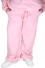 VIENNA Wide Leg Sweatpants XL / Soft Pink by She's Got Leggz
