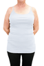 Comfort Cami Top - Regular and Ledged SM / White / Regular by She's Got Leggz