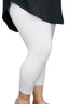 White Capri Leggings