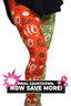 Leggings navideños combinados
